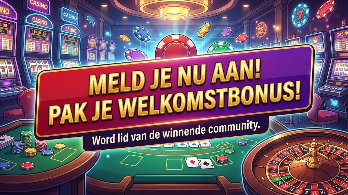 Aanmelden met bonus